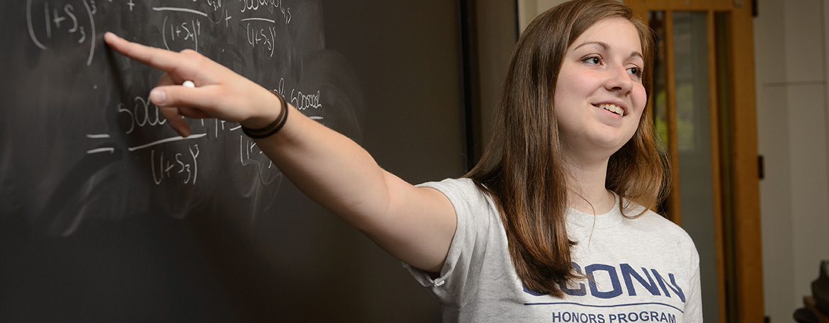 student explains an actuarial problem