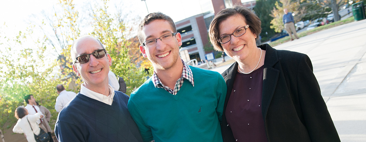 family at fall honors