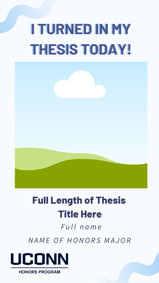 uconn honors thesis plan