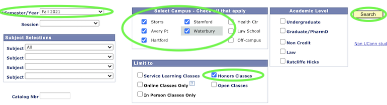 Registering for Courses UConn Honors Program Registering for Courses UConn Honors Program
